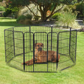 PawHut 8-Panel Heavy Duty Metal Dog Playpen – DIY Indoor & Outdoor Pen