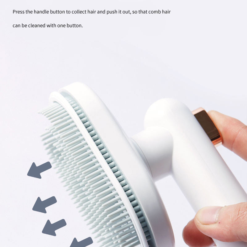 Pet Hair Removal Comb – Floating Hair Brush for Dogs & Cats