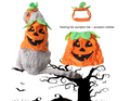 Halloween Pumpkin Hat Pet Costume – Funny Cat & Dog Prop