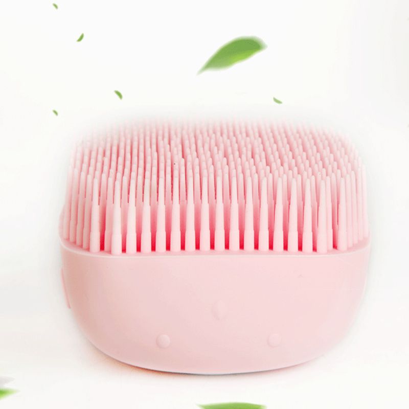 Silicone Pet Bath Brush & Shampoo Scrubber for Dogs & Cats