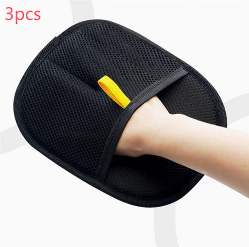 Pet Hair Removal Grooming Gloves – Reusable Fur Remover for Dogs & Cats