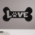 Puppy Love Metal Wall Art – Dog-Themed Home Decor