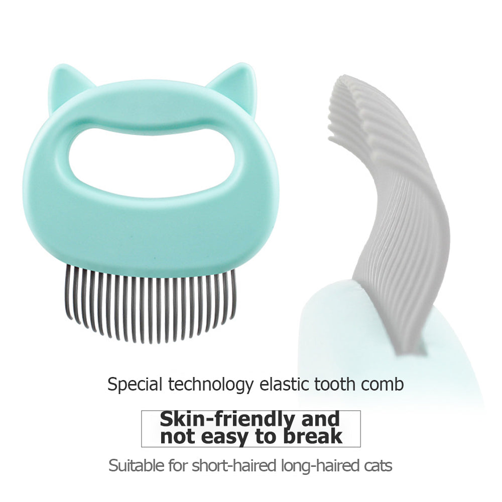Pet Grooming Massage Brush – Loose Hair Remover for Dogs & Cats