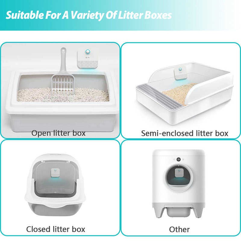 Smart Pet Odor Purifier – Litter Box Deodorizer & Air Cleaner for Cats & Dogs