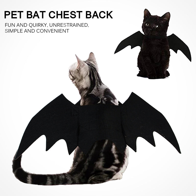 Halloween Bat Wings Pet Costume – Cat & Dog Dress-Up