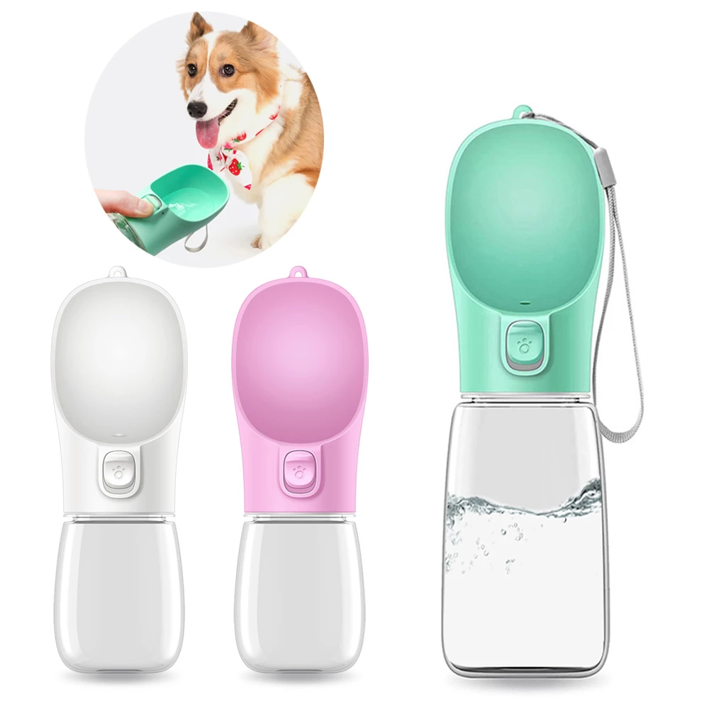 Portable Travel Pet Feeder Bowl & Water Dispenser for Dogs & Cats