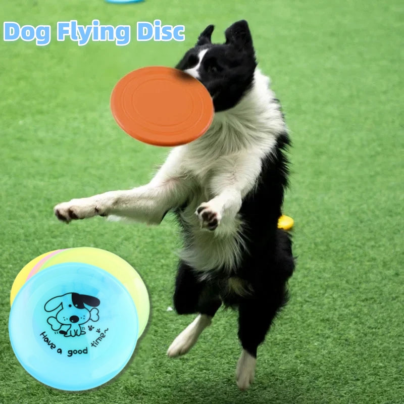 Silicone Flying Disc Pet Toy – Soft & Safe Frisbee for Dogs & Cats